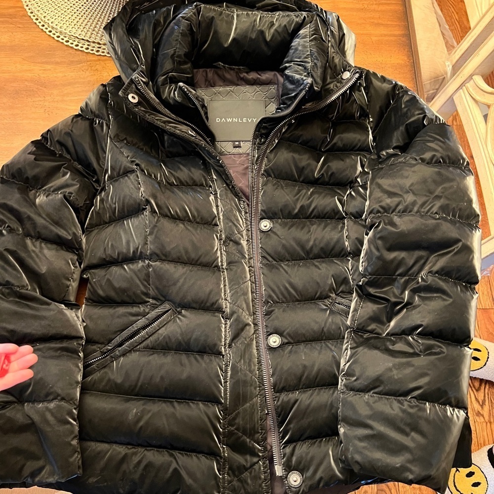 Dawn Levy Kimmy Hooded Shine Puffer Size Medium — image 3 of 8